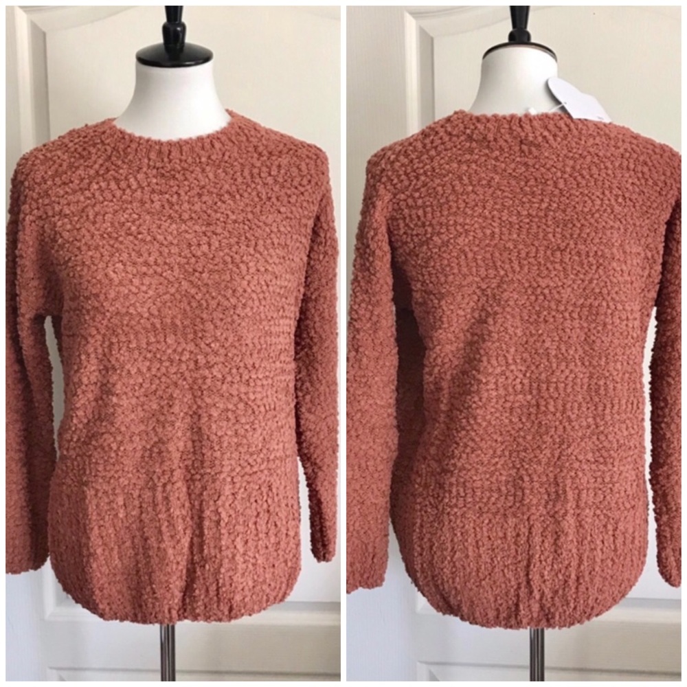 ❄️RUST POPCORN SWEATER - Picture 3 of 3